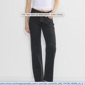 DENIM FORUM IGGY 90s LOW RISE JEANS